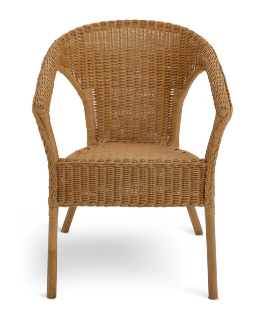 Habitat Abby Rattan Chair - Natural by Habitat | ufurnish.com