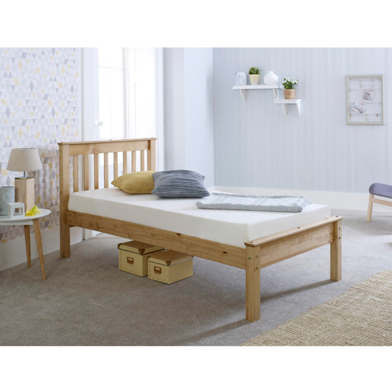 Dorset - King Size - Bed - Waxed Pine - Wood - 5ft - Happy Beds by ...