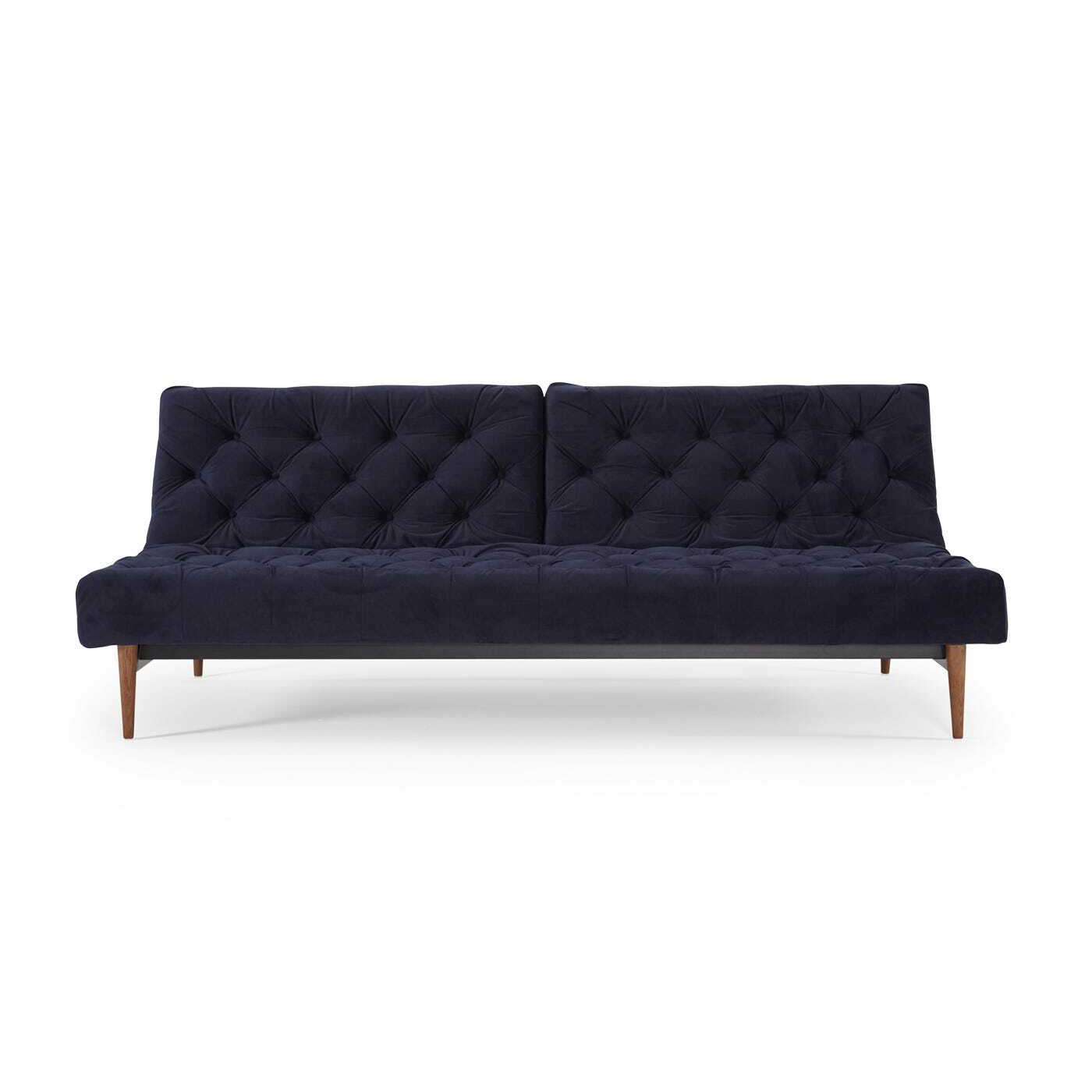 Heal's 40 Winks Sofa Bed Velvet Dark Blue by Heal's