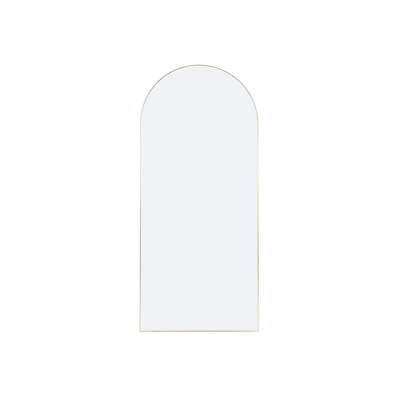 Heal's Fine Edge Floor Arch Mirror Gold by Heal's
