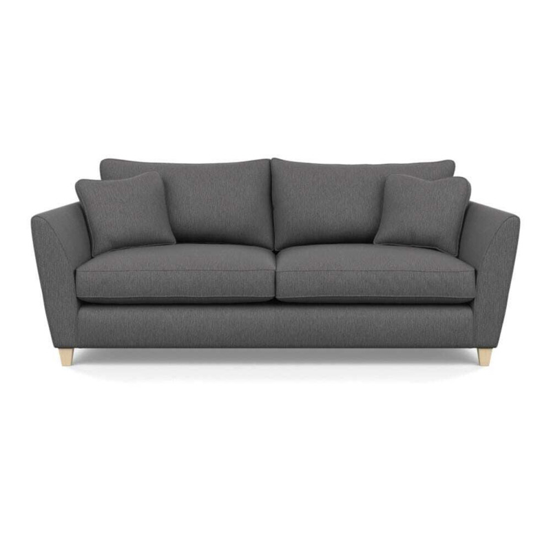 Heal's Torino 4 Seater Sofa Smart Linen GreyNatural Ash by Heal's