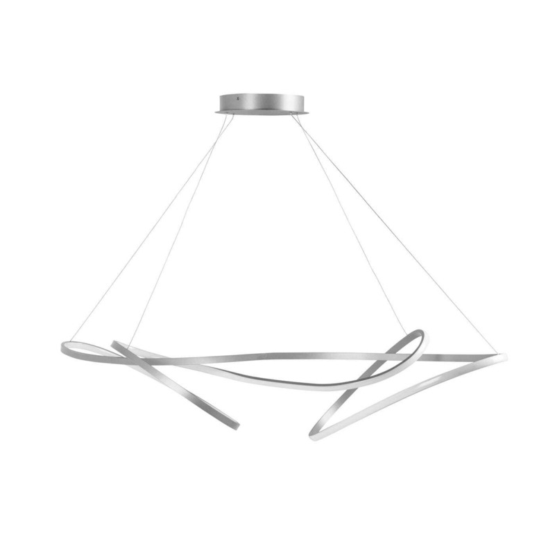 Heal's Ribbon LED Ceiling Pendant XL Silver by Heal's