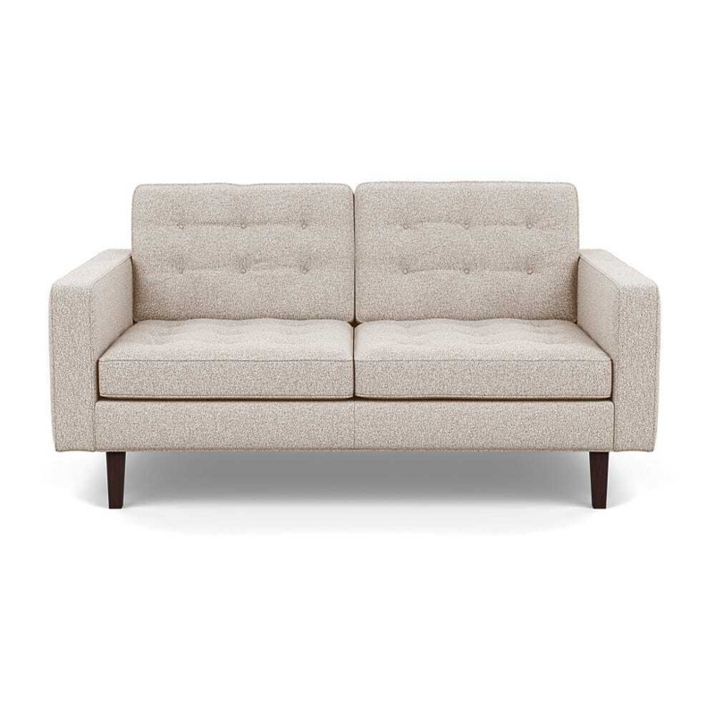 Heal's Hepburn 2 Seater Loop Boucle Taupe Wenge by Heal's | ufurnish.com