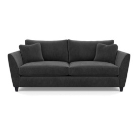 Heal's Torino 4 Seater Sofa Smart Luxe Velvet Nickel Black Feet - Heal's UK Furniture