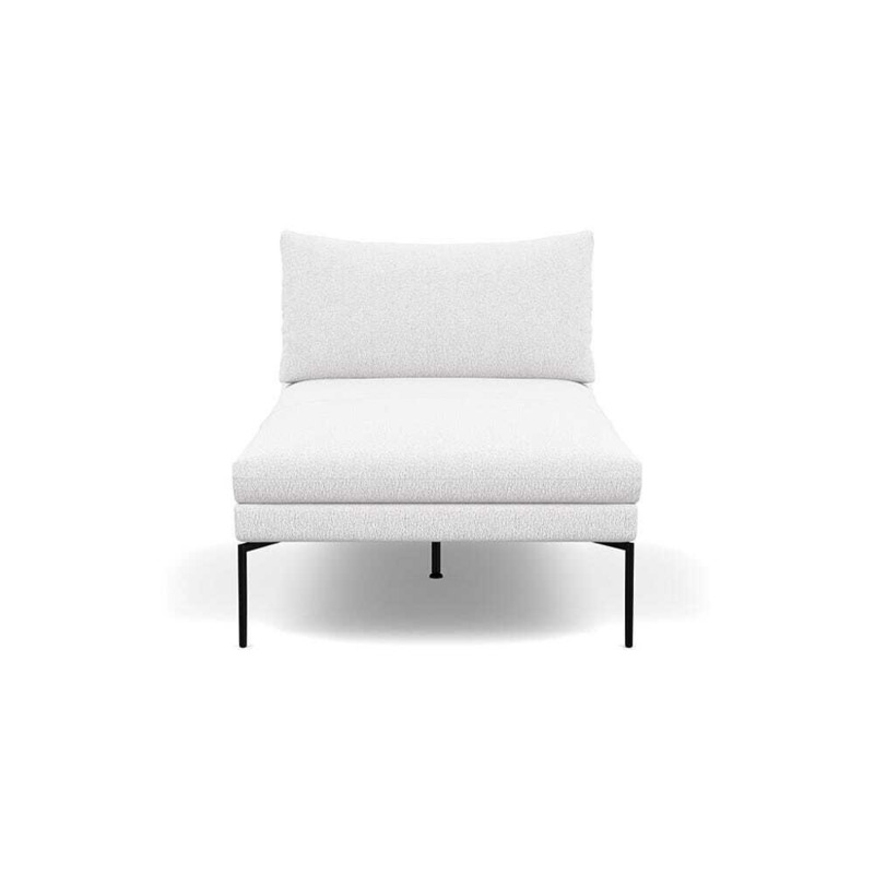 Heal's Matera Chaise Longue Loop Boucle Polar Black Feet by Heal's