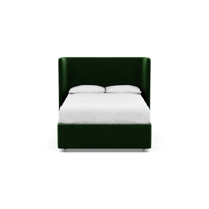 Heal's Monroe Headboard Double Smart Velvet Forest Heal's UK