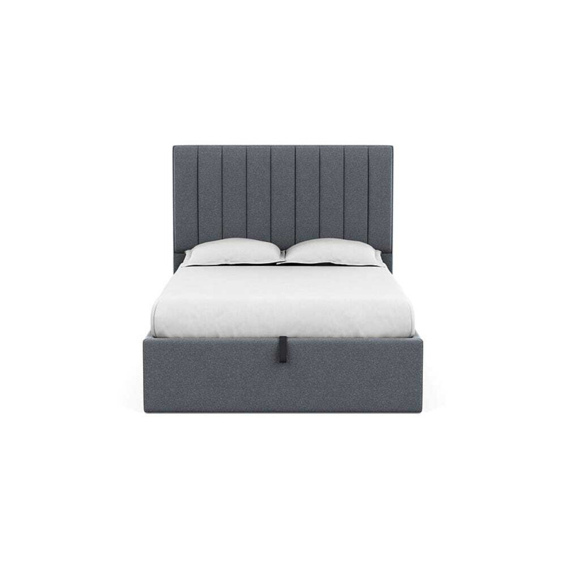 Heal's Retta Headboard (Lift Storage) Double Boucle Steel by Heal's