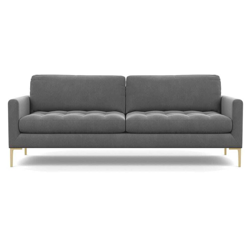 Heal's Mistral Right Hand Facing Corner Sofa Textured Boucle Indigo Natural Feet Heal's UK