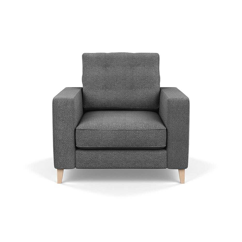 Heal's Richmond 4 Seater Sofa Smart Luxe Velvet Grass Tinted Ash Feet Heal's UK Furniture by