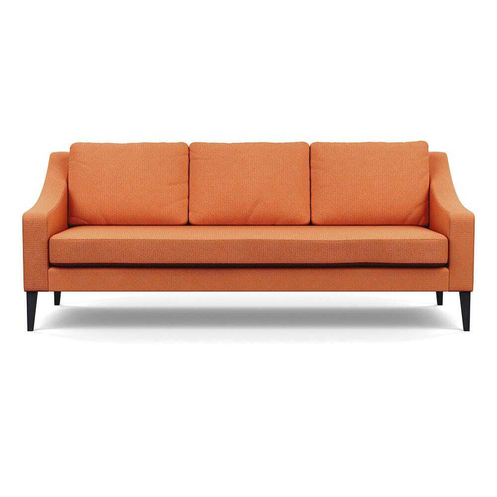 Heal's Richmond 4 Seater Sofa Tejo Recycled Zinnia Black Feet Heal's