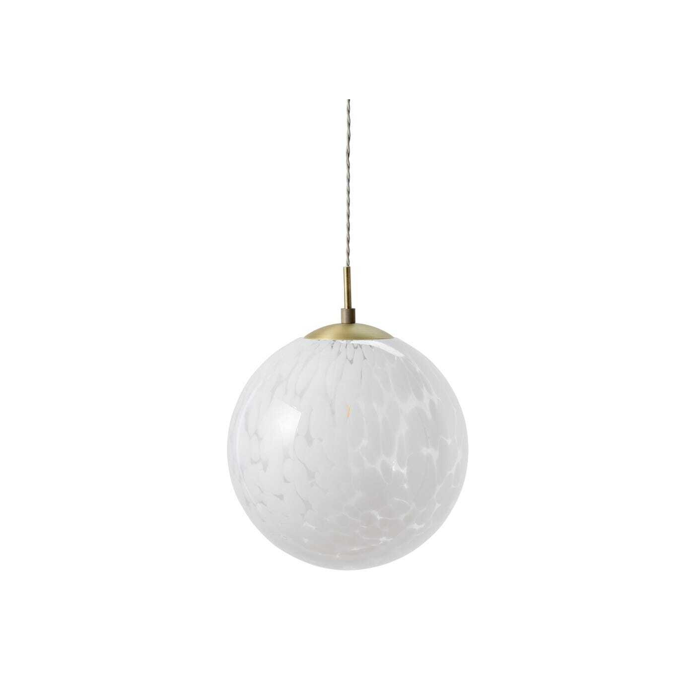 Heal's Speckled Glass Pendant Light White by Heal's