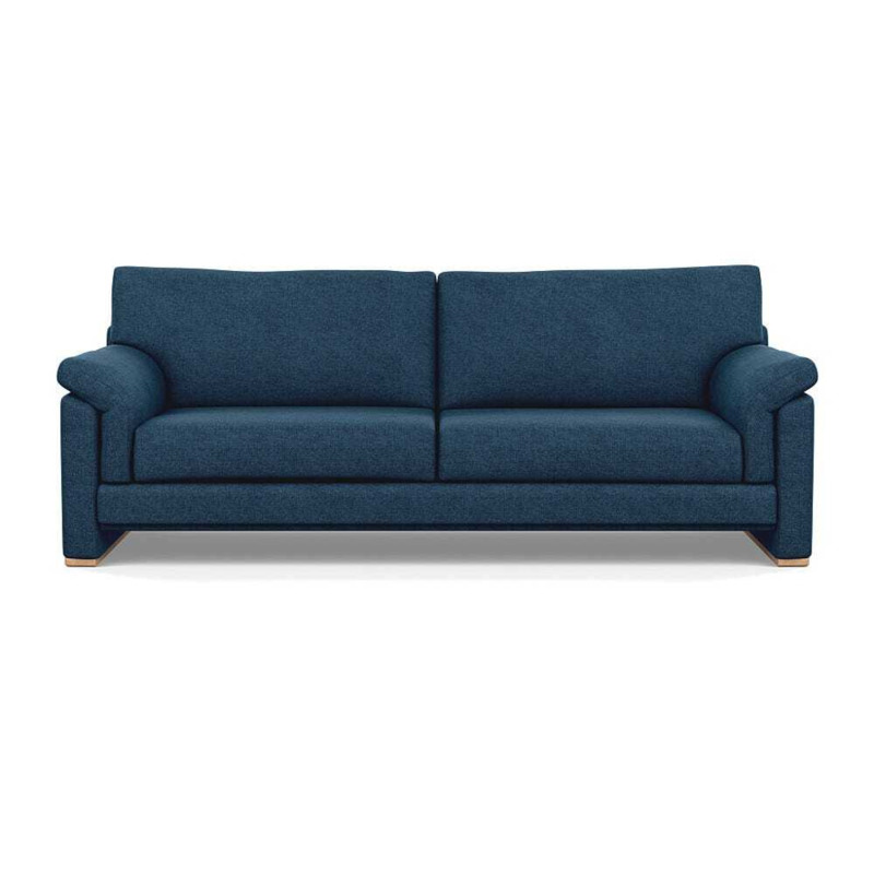 Heal's Paris II 4 Seater Sofa Texture Ink Natural Feet Heal's UK