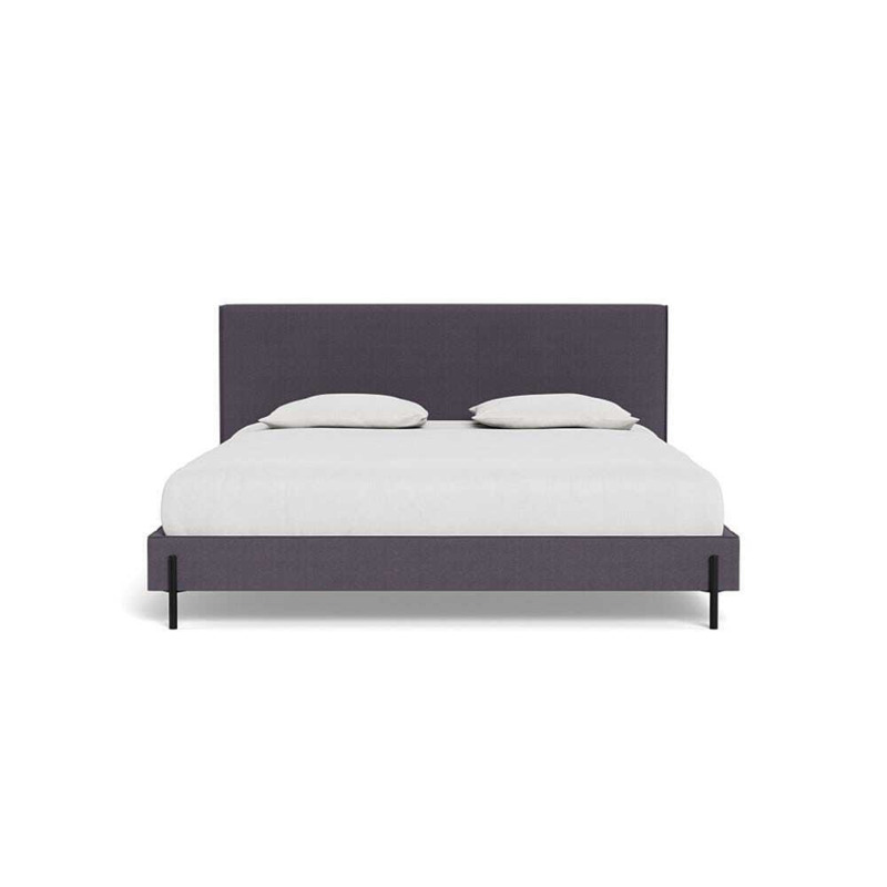 Heal's Tortona Super King Bed Linen Shadow Black Feet Heal's UK