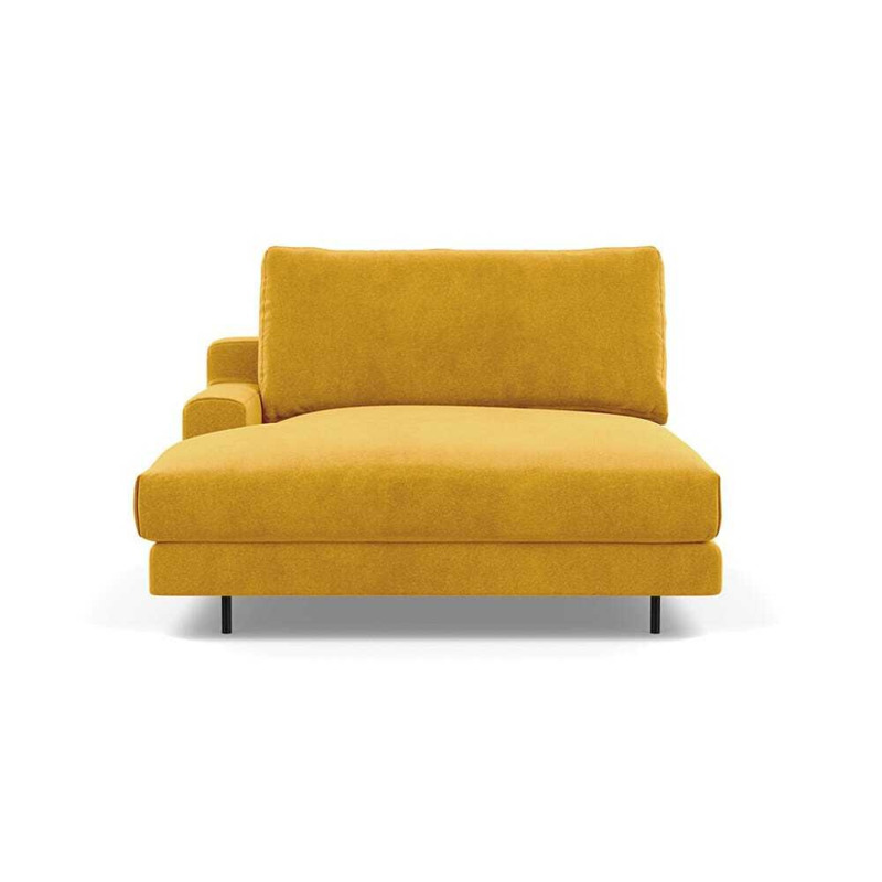 Heal's Orso Left Hand Facing Wide Chaise Unit High Back Smart Luxe