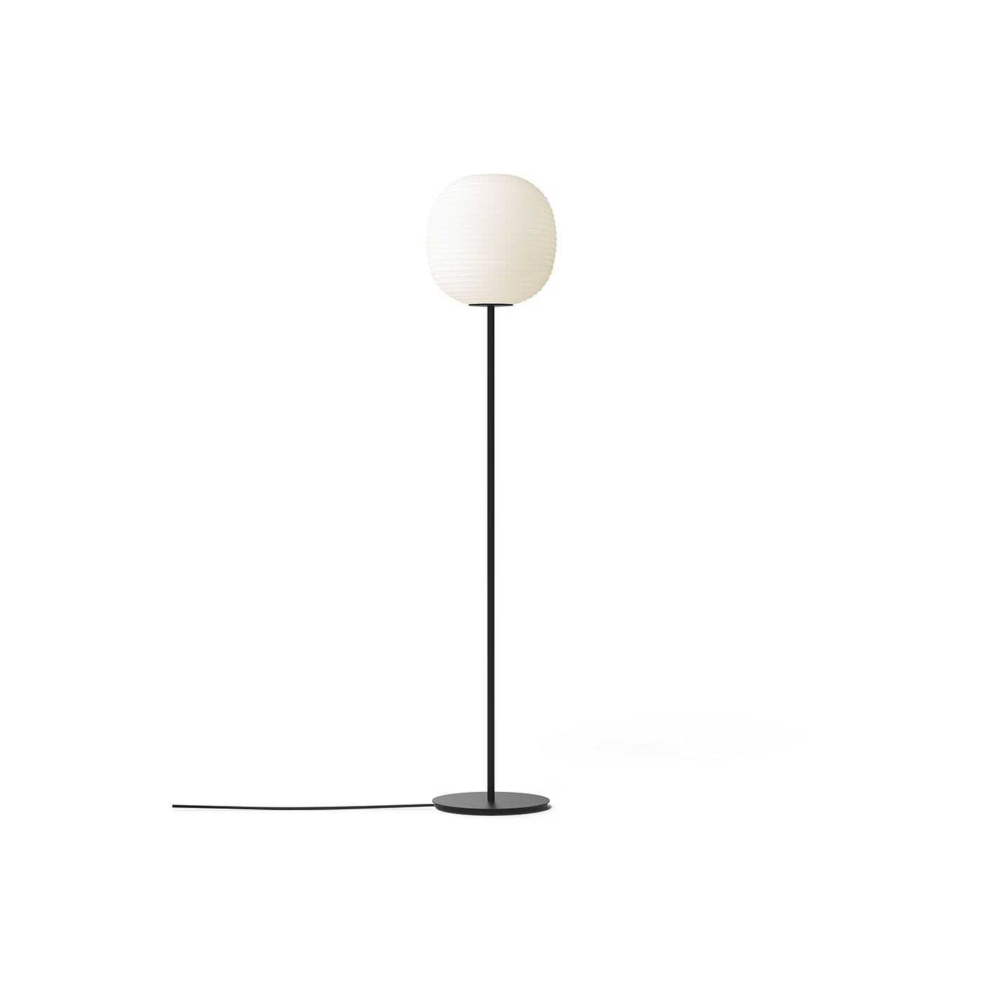 New Works Lantern Floor Lamp Black Base by Heal's