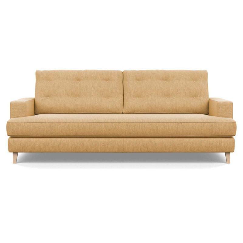 Heal's Mistral 4 Seater Sofa Linen Hessian Natural Feet Heal's UK