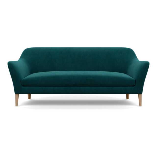 Heal’s Wallis 4-Seater Sofa Smart Luxe Velvet Grass main image 0