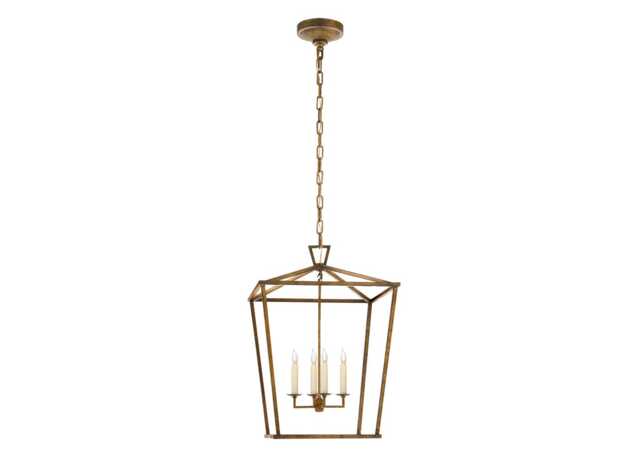 Visual Comfort Darlana Lantern Pendant Light Gild Medium by Heal's ...