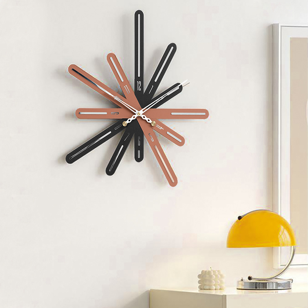 570mm Unique Modern Linear Abstract Geometric Wall Clock Decor Art ...