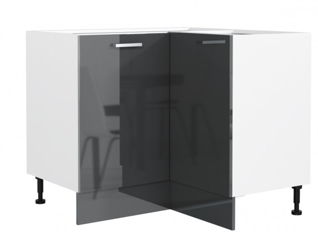 Kitchen Corner Cabinet Base Unit 90cm x 90cm L Shaped 900mm Free ...