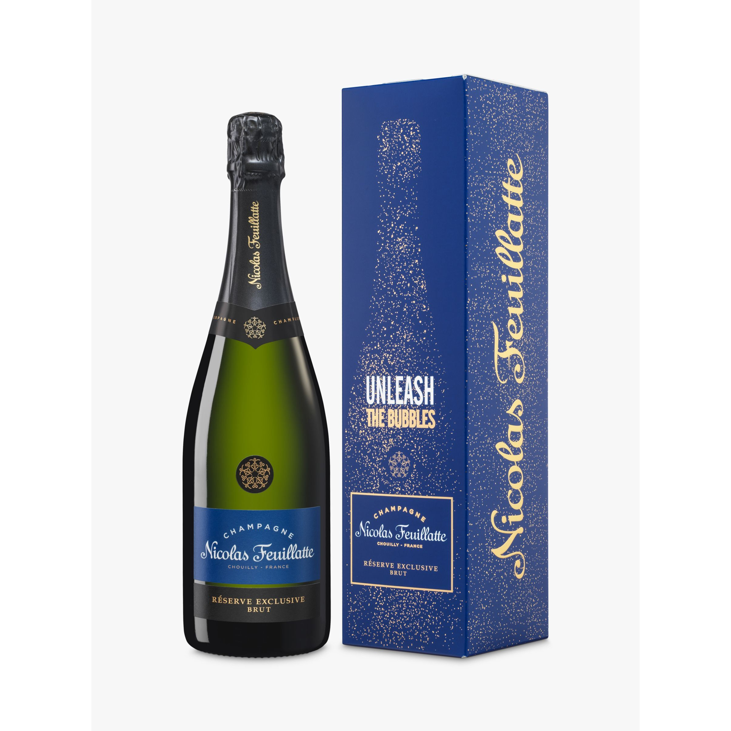 Nicolas Feuillatte Réserve Exclusive Brut Champagne in a Box, 75cl by John Lewis & Partners
