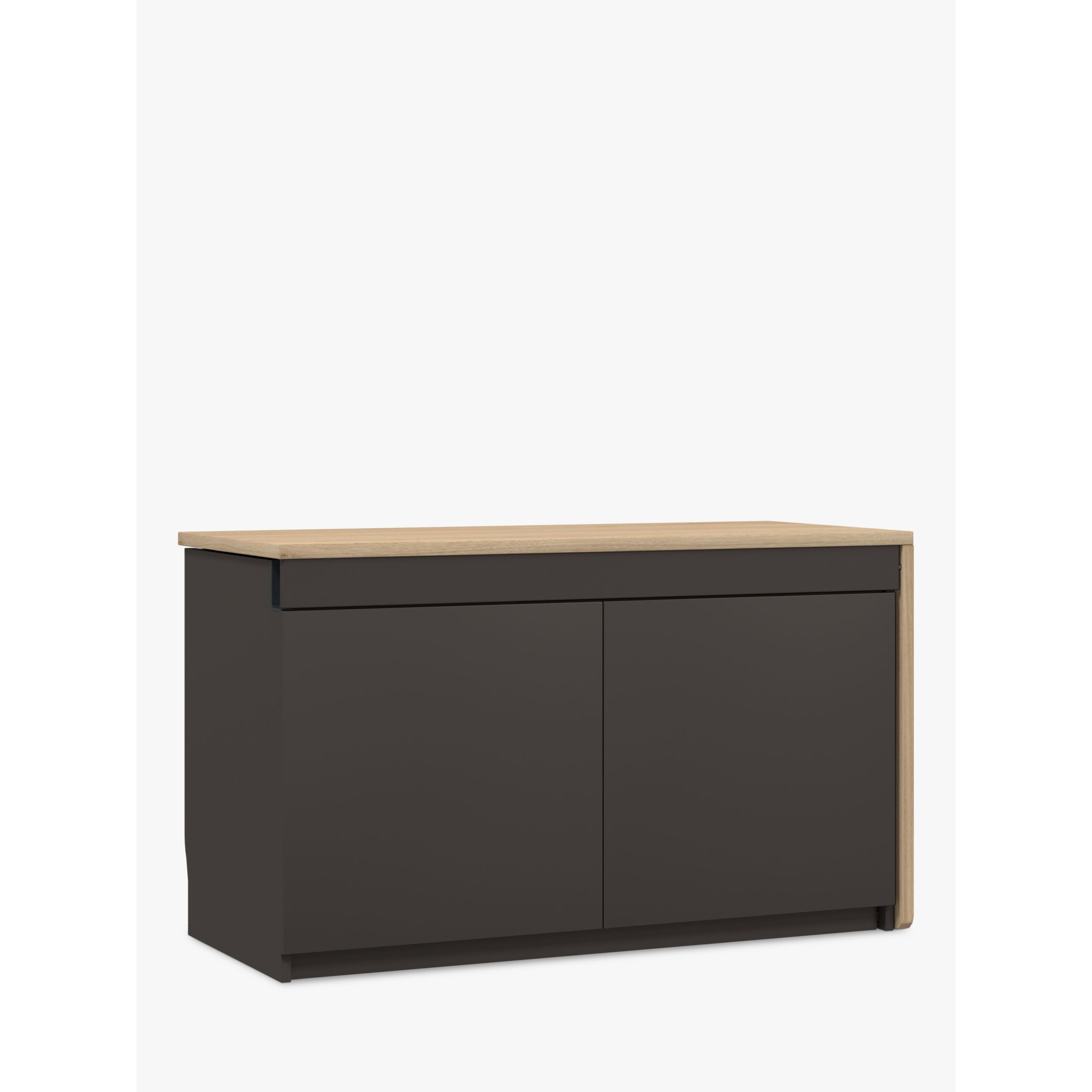 Bisley Hideaway Swing Sideboard with Right Hand Desk & Power Sockets by