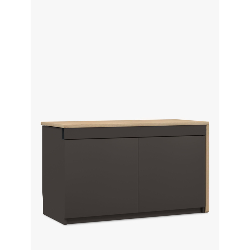 Bisley Hideaway Swing Sideboard with Right Hand Desk & Power Sockets by