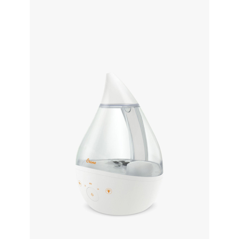 Crane Humidifier with Sound Machine and Night Light by John Lewis