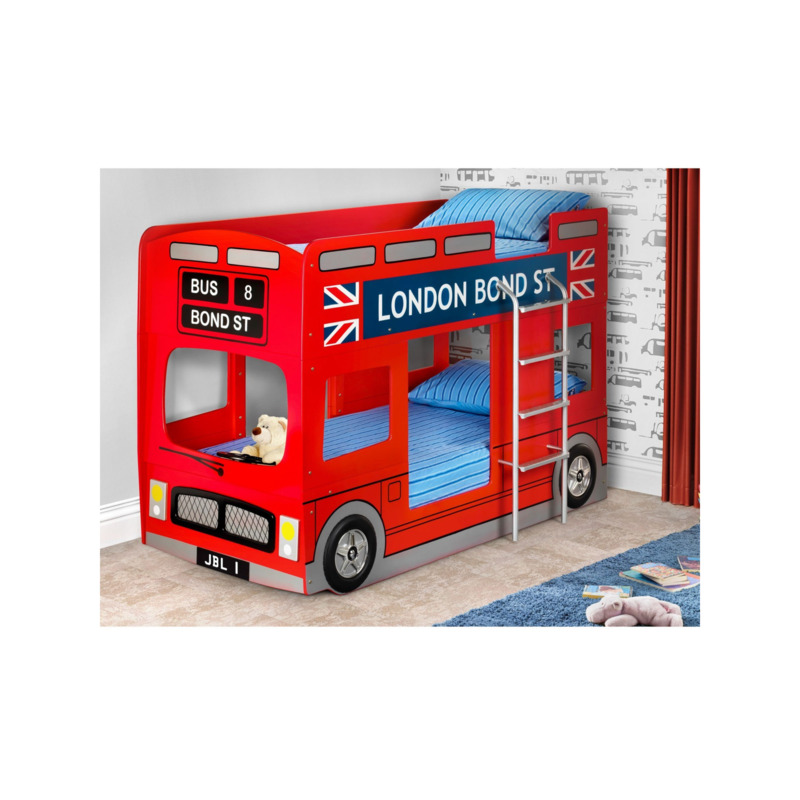 Julian Bowen London Double Decker Bus Bunk Bed Frame by John Lewis & Partners