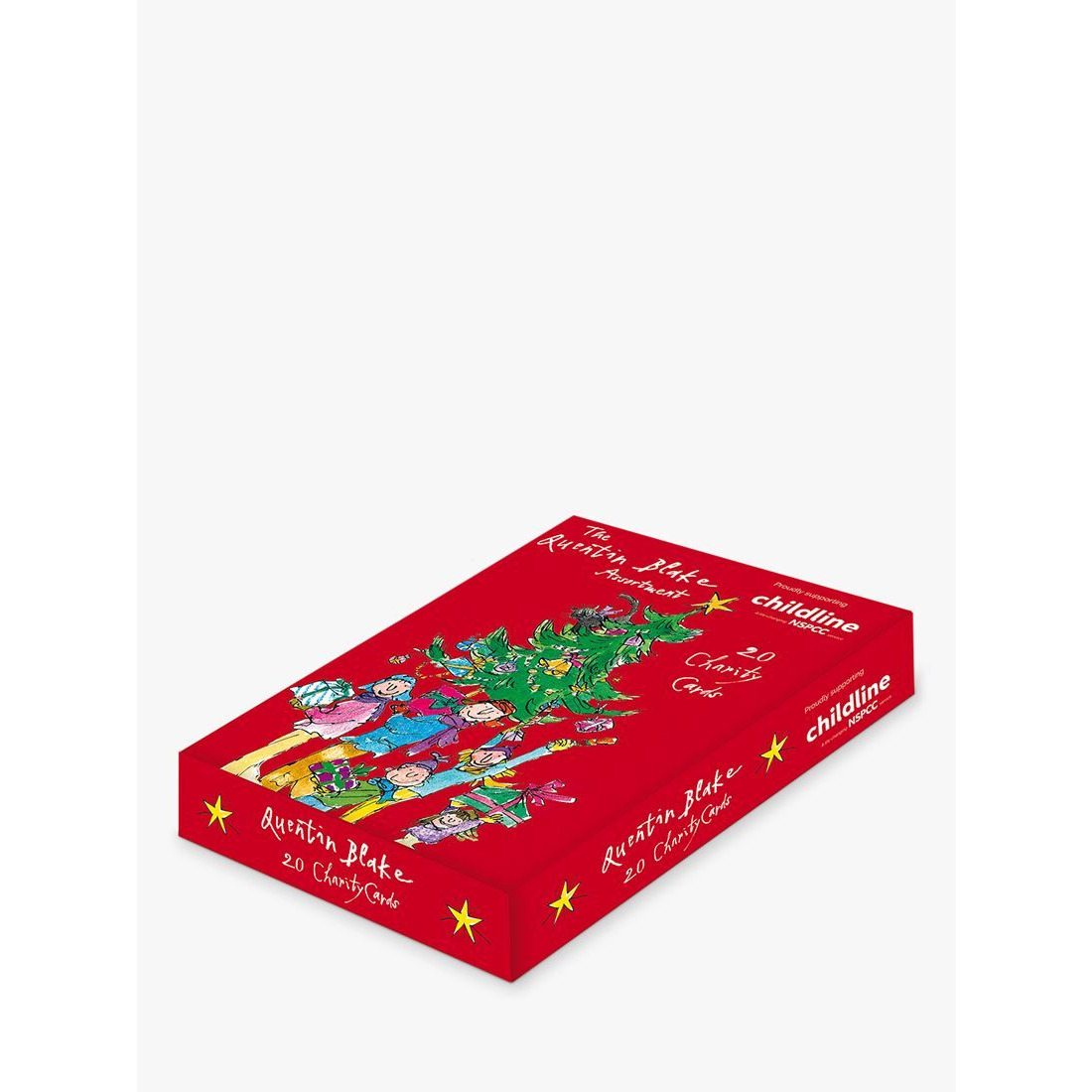 Woodmansterne Quentin Blake Childline Charity Christmas Cards, Box of