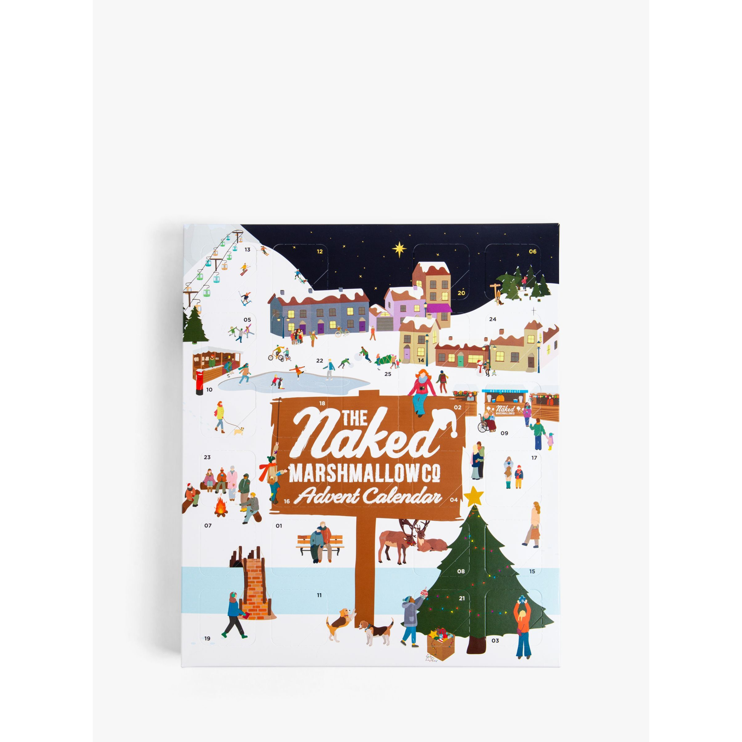 The Naked Marshmallow Co Advent Calendar, 330g by John Lewis & Partners
