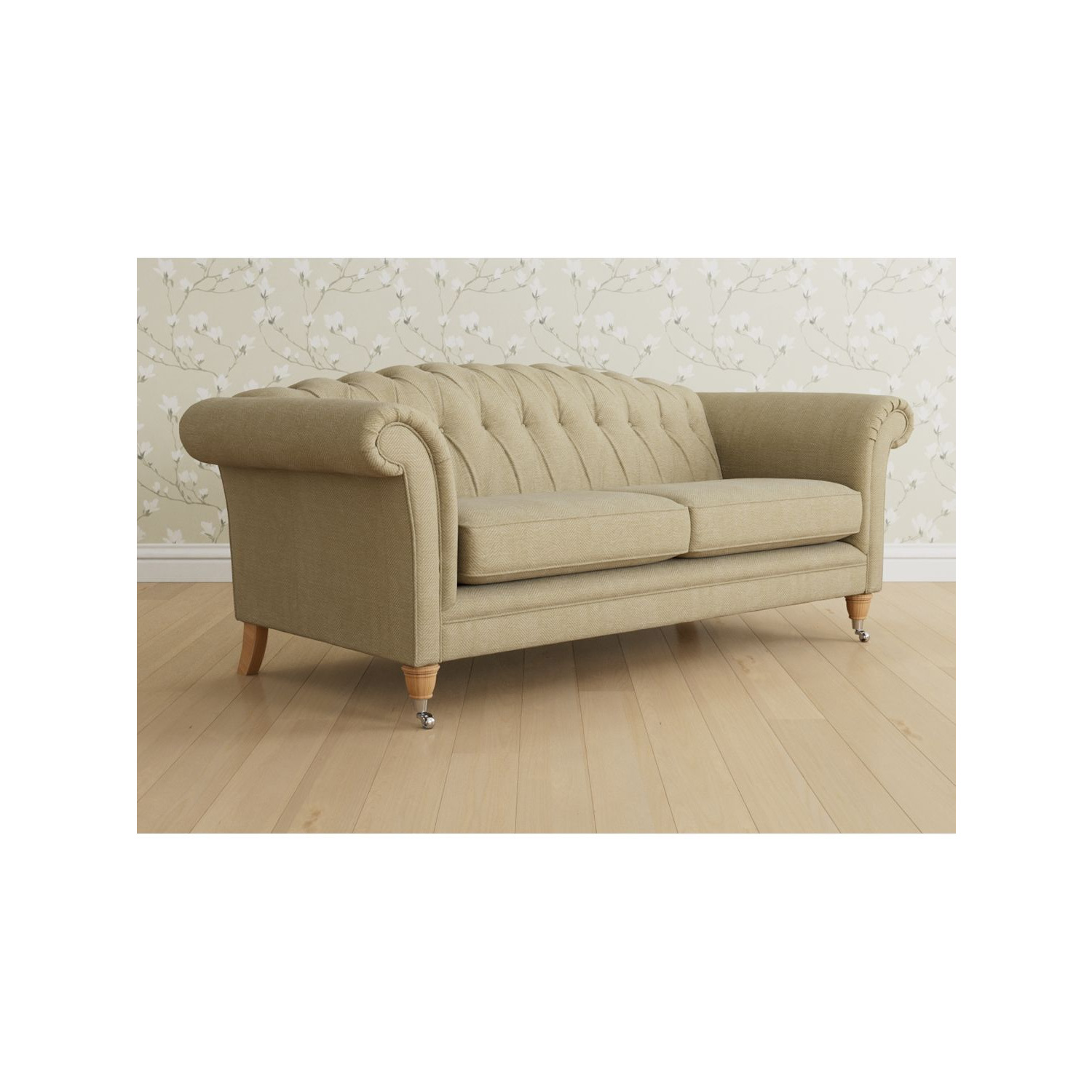 Laura Ashley Gloucester Grand 4 Seater Sofa, Oak Leg by John Lewis & Partners