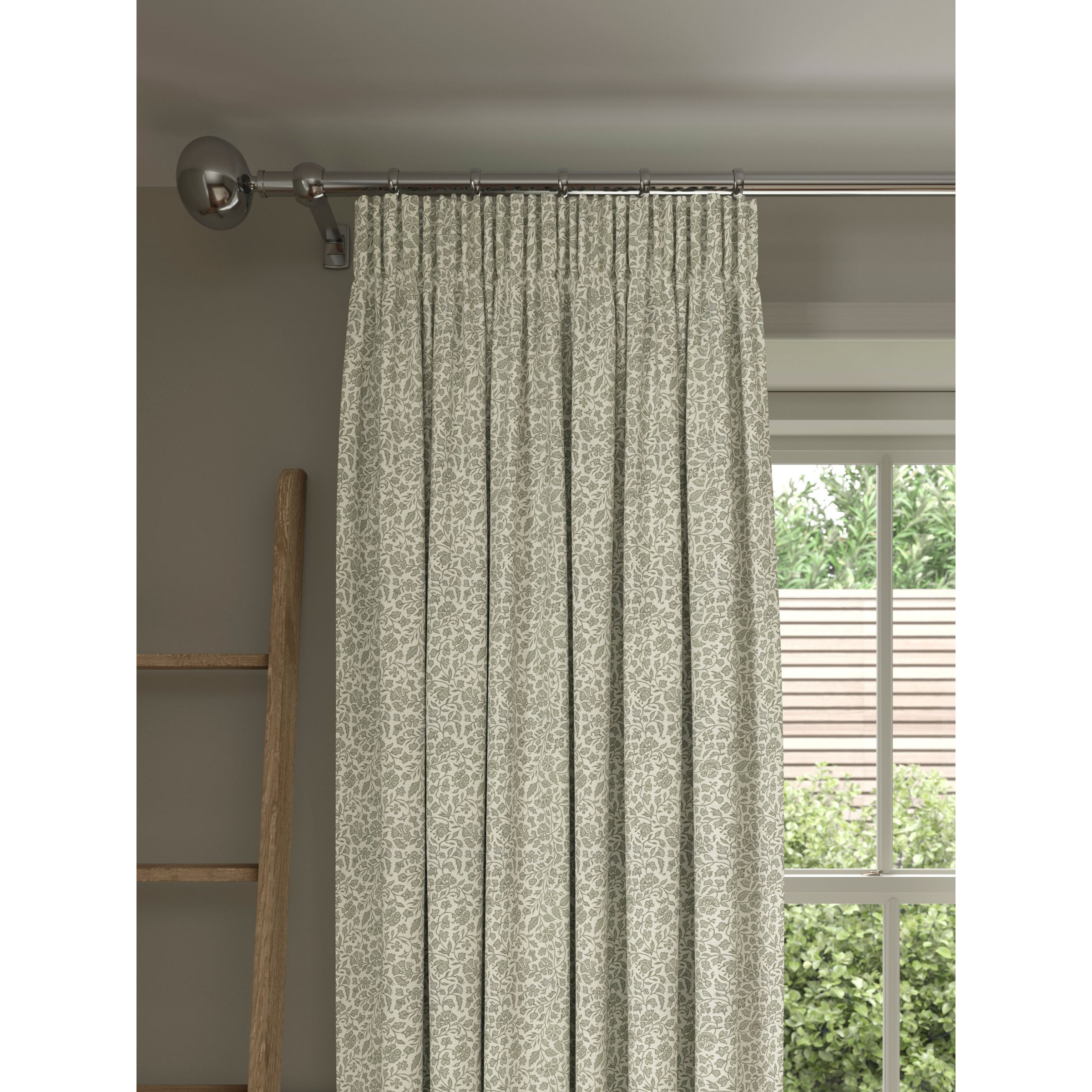 John Lewis Amara Print Pair Blackout/Thermal Lined Pencil Pleat