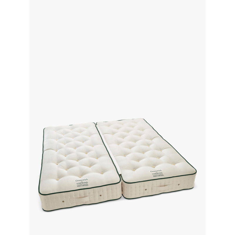 Vispring Greenwich Pocket Spring Zip Link Mattress, Soft Tension, Super