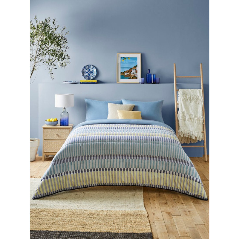 Night Lark® Striped Shores Coverless Duvet, 6 Tog by John Lewis