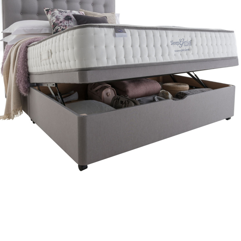 Silentnight End Divan Half Ottoman Storage Bed, King Size by John Lewis