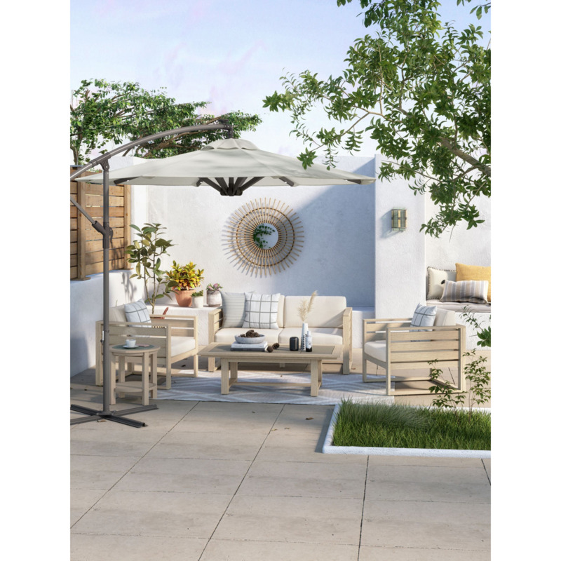 John Lewis St Ives Garden Coffee Table / Foot Stool, FSCCertified