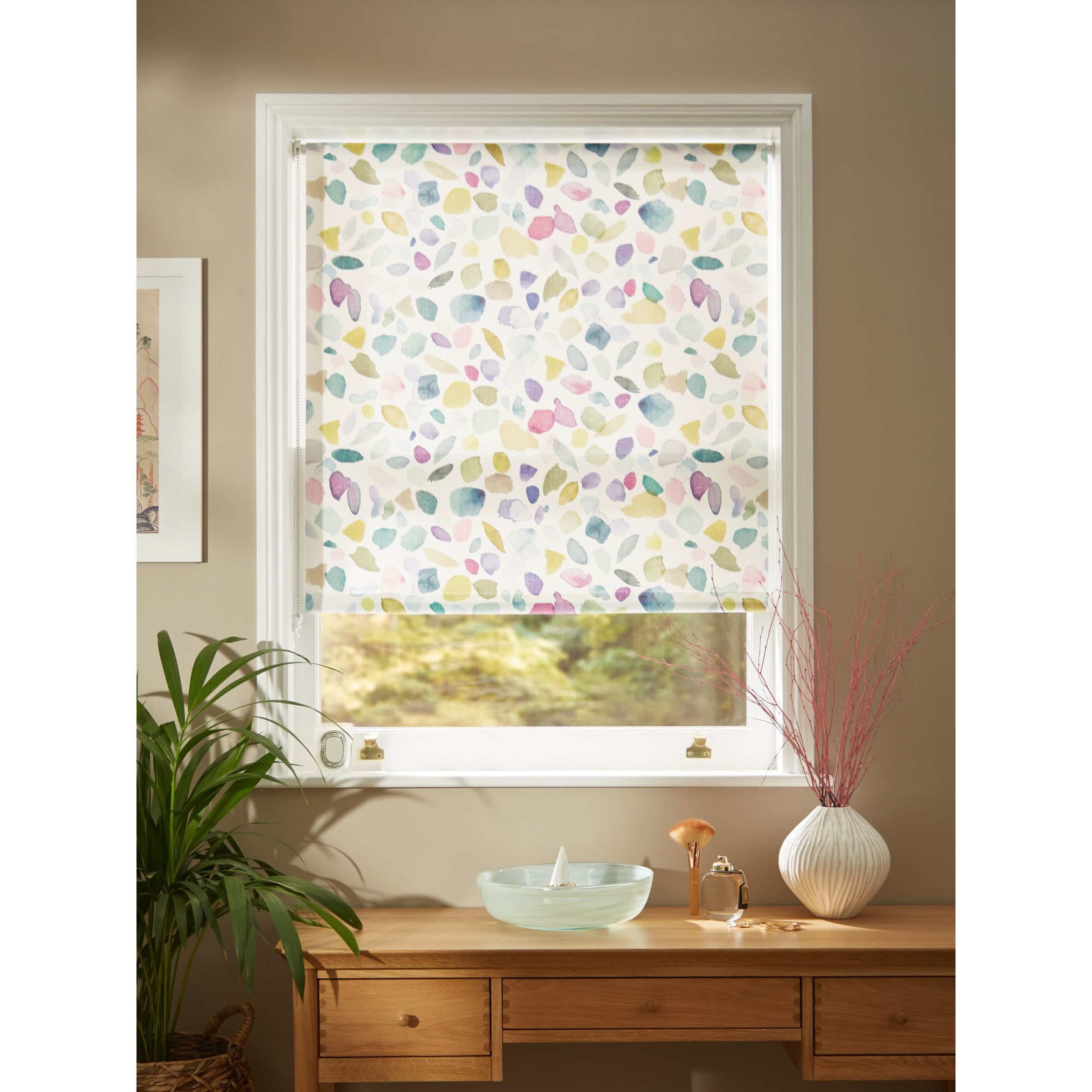 bluebellgray Mosaic Roller Blind by John Lewis & Partners | ufurnish.com