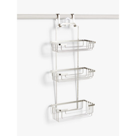 ANYDAY John Lewis & Partners Three Tier Shower Caddy