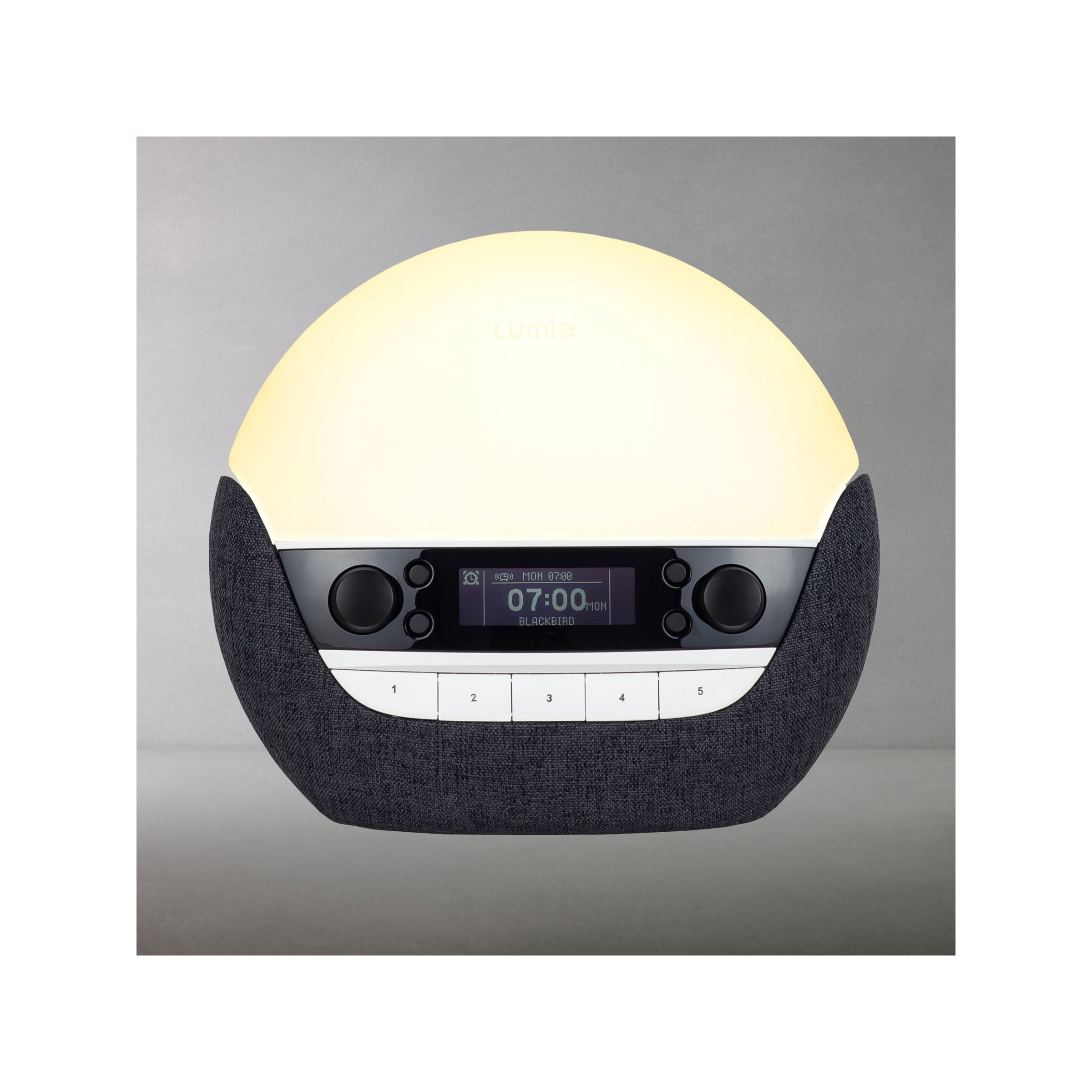 Lumie Bodyclock Luxe 750DAB Wake up to Daylight Table Lamp by John