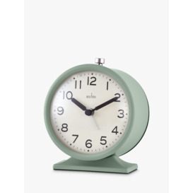 Acctim Round Analogue Alarm Clock, 10cm, Clover