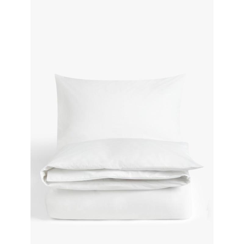 John Lewis Crisp & Fresh 200 Thread Count Easy Care Organic Cotton