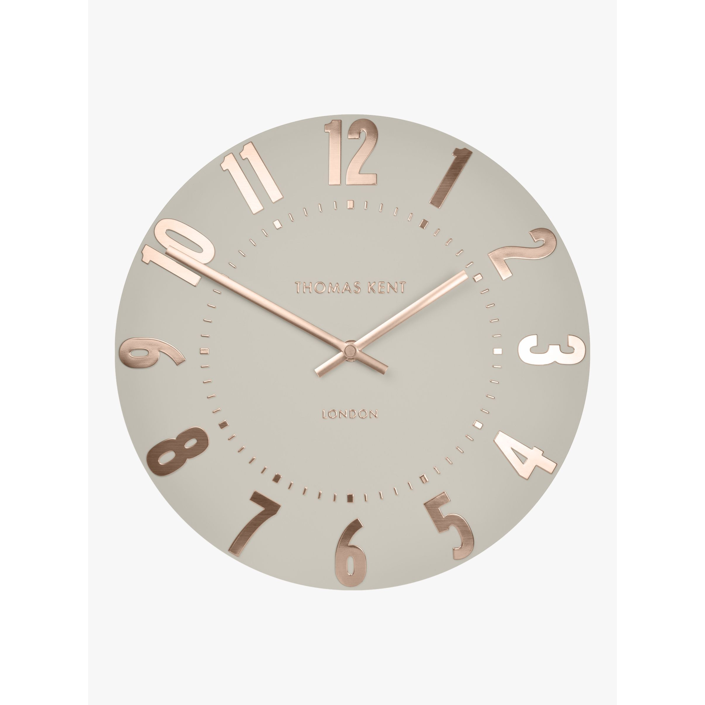 Thomas Kent Mulberry Wall Clock by John Lewis & Partners