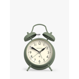 Newgate Clocks Covent Garden Twin Bell Silent Sweep Analogue Alarm Clock