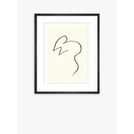 Pablo Picasso - 'Souris' Mouse Sketch Framed Print, 47 x 37cm, Black/White