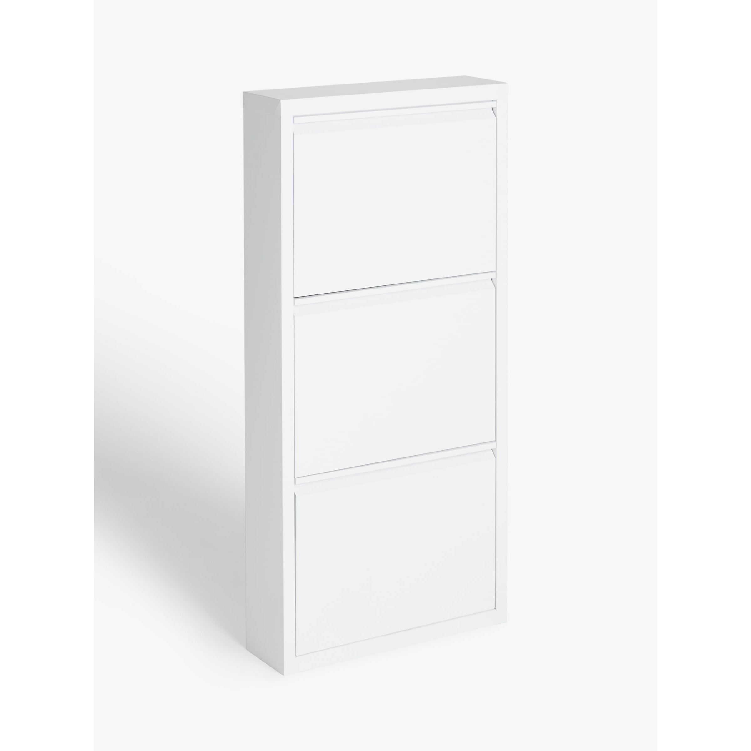 John Lewis ANYDAY Fold Out 3 Tier Shoe Rack by John Lewis & Partners
