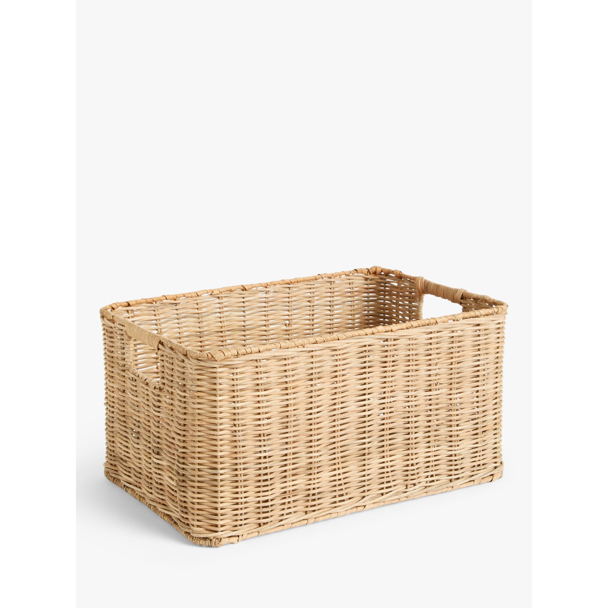 John Lewis Rattan Rectangular Storage Box by John Lewis & Partners