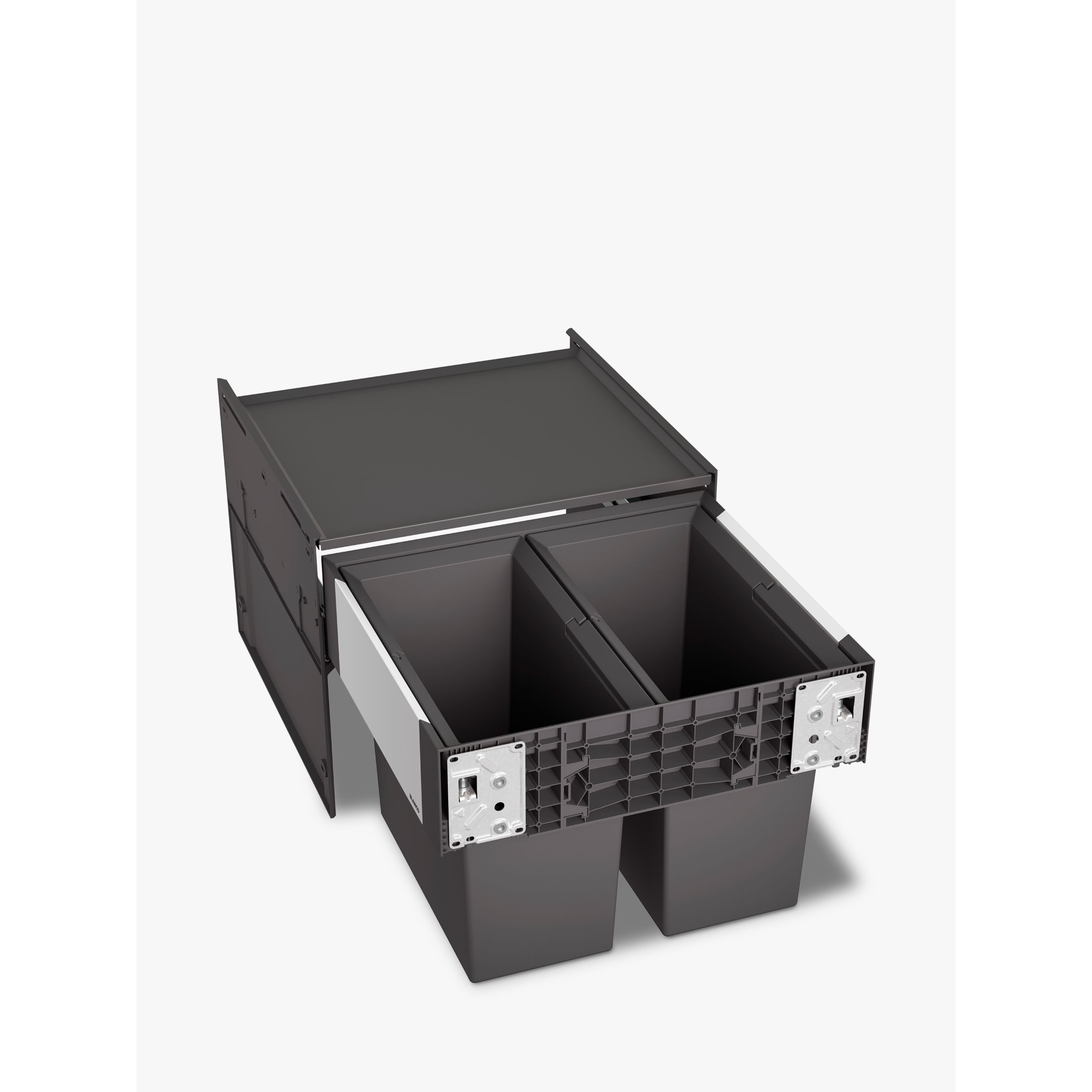 Blanco Select Under Counter 2Section PullOut Kitchen Bin, 38L by John