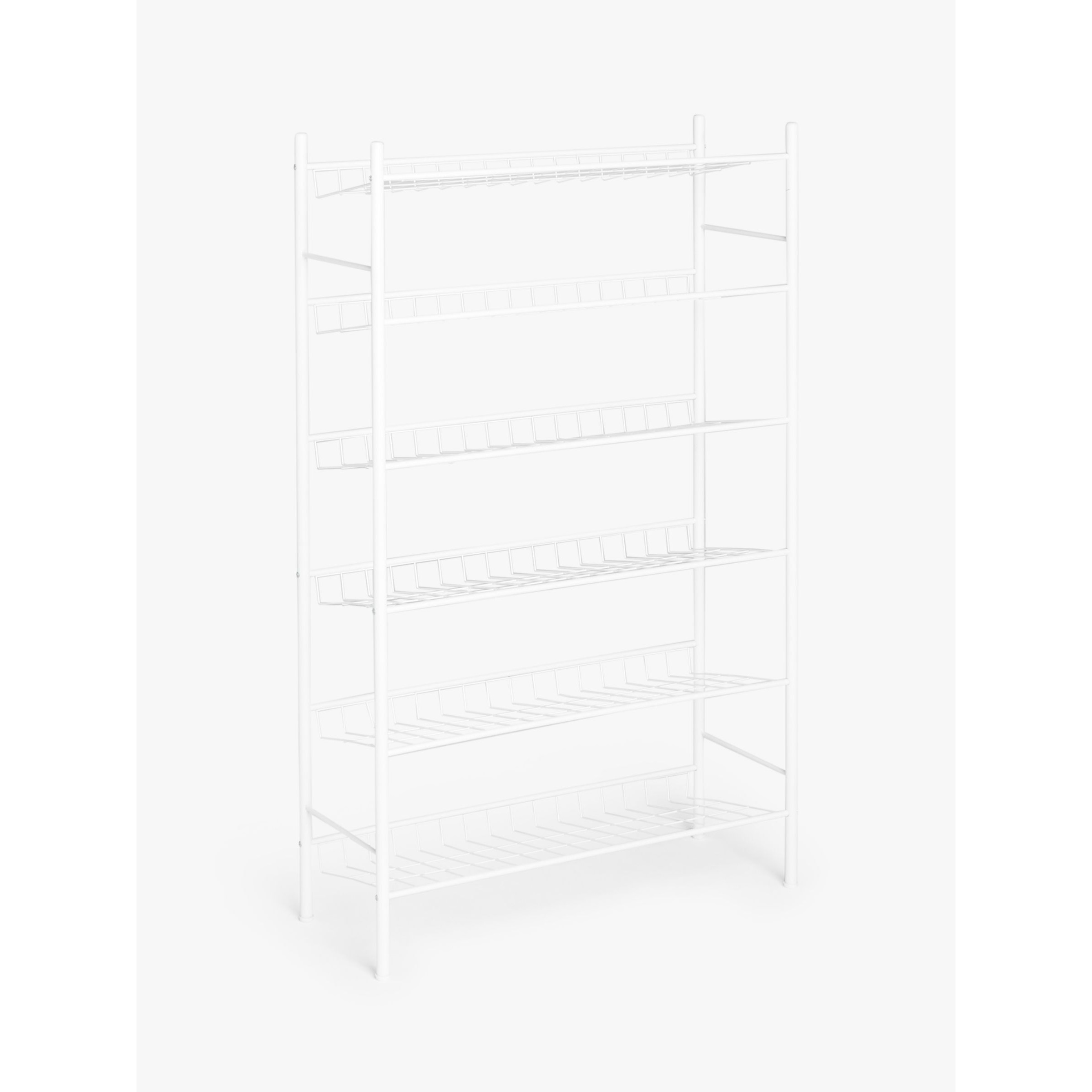 John Lewis 6 Tier Metal Shoe Rack by John Lewis & Partners