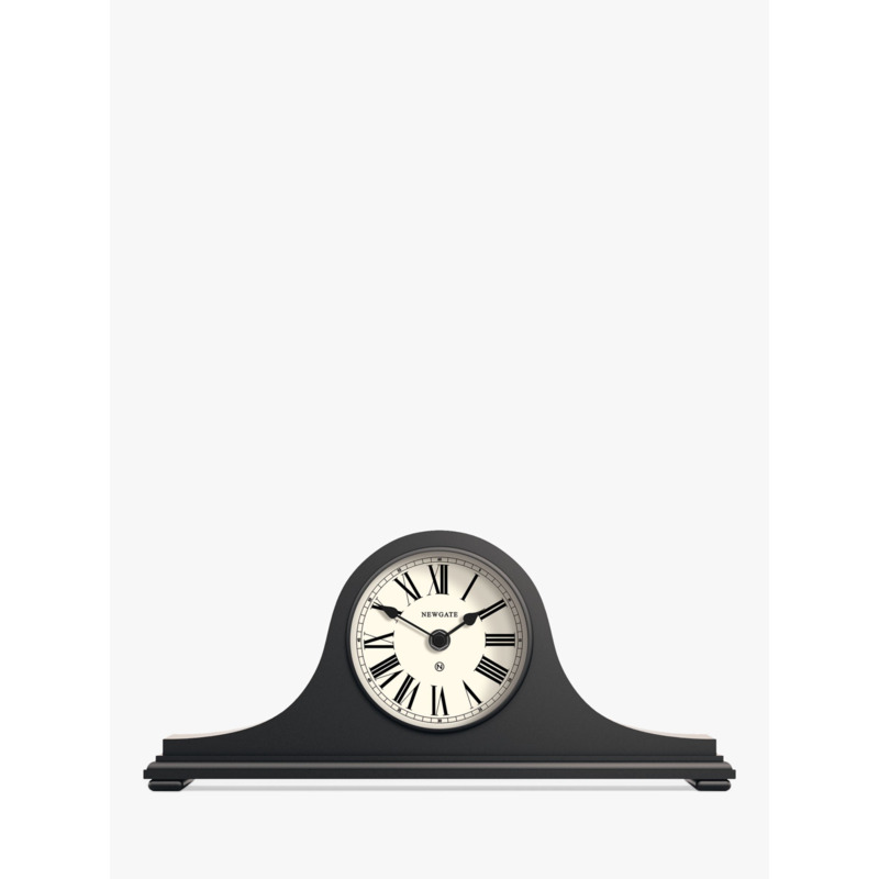 Newgate Clocks Time Machine Silent Sweep Roman Numerals Analogue Mantel